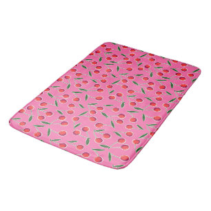 Tapis De Bain Chaud rose Pop Art Berry Cherry