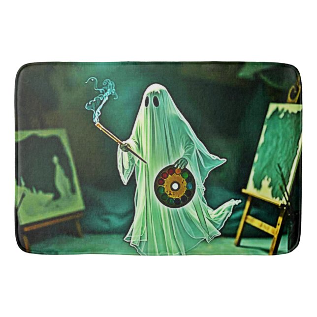 Tapis De Bain Chef-d'oeuvre Eerie de l'artiste fantôme (Devant)