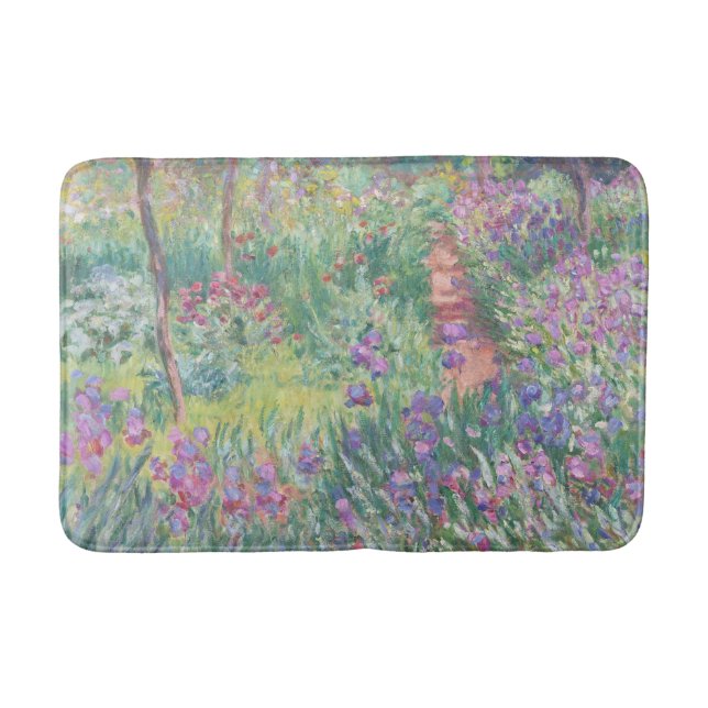 Tapis De Bain Chemin du jardin de Monet Art impressionniste fran (Devant)