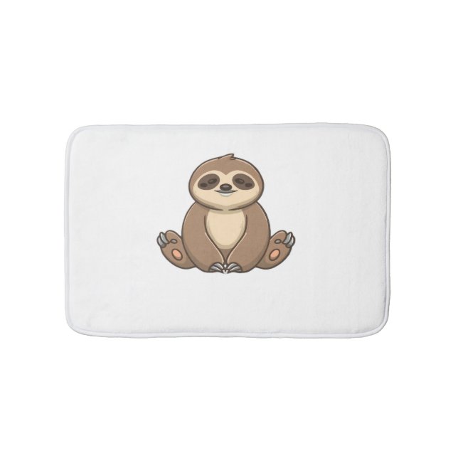 Tapis De Bain Chemise classique Sloth Cosy (Devant)
