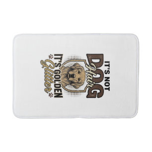 Tapis De Bain Chemise drôle vintage de cheveux de chien Retrieve