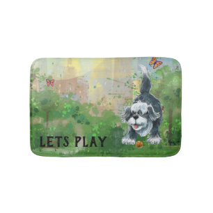 Tapis De Bain Chien à mouton escarpé