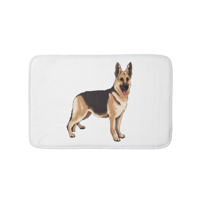 Tapis De Bain Chien berger allemand (Devant)