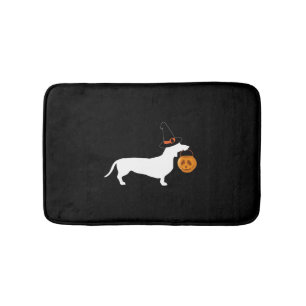 Tapis De Bain (Chien de chien Halloween)