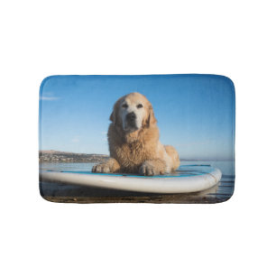 Tapis De Bain Chien de golden retriever s'étendant sur un