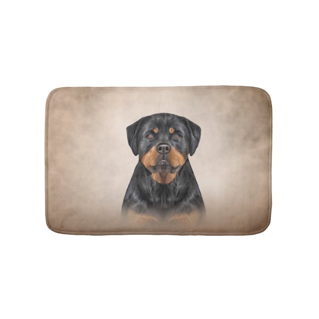 Tapis De Bain Chien de Rottweeter (Devant)