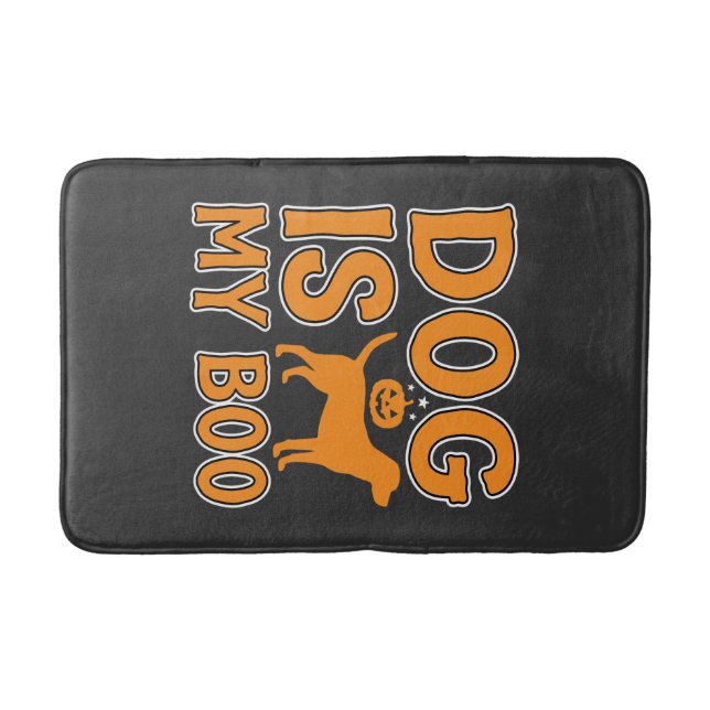Tapis De Bain Chien Est Mon Boo Halloween Chien (Devant)