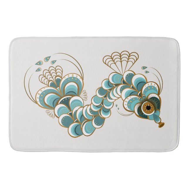 Tapis De Bain Chimera - Peacock Seahorse Mat (Devant)