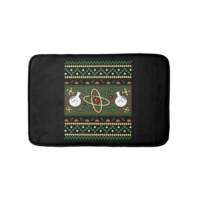 Tapis De Bain Chimie Vilain cadeau d'ingénieur de Noël (Devant)