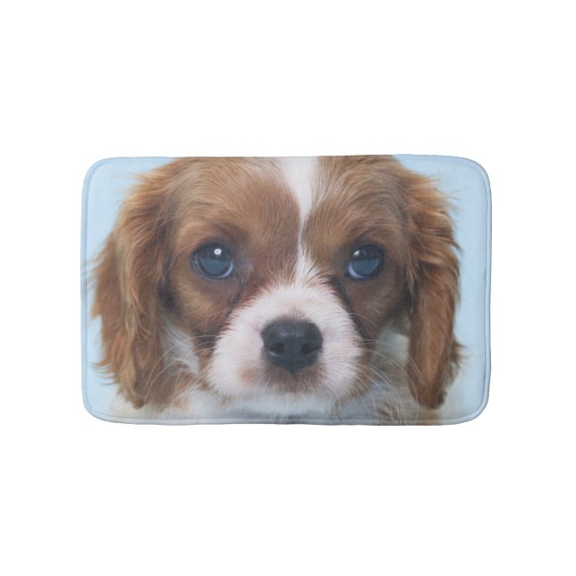 Tapis De Bain Chiot cavalier d'épagneul du Roi Charles (Devant)