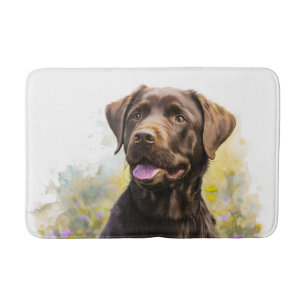 Tapis De Bain Chocolat Labrador