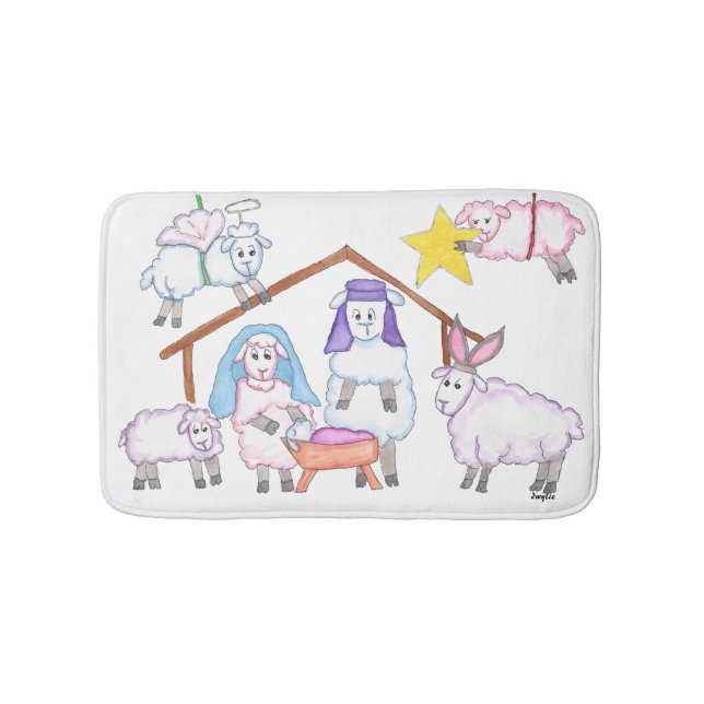 Tapis De Bain Christmas Pageant Shower Curtain (Devant)