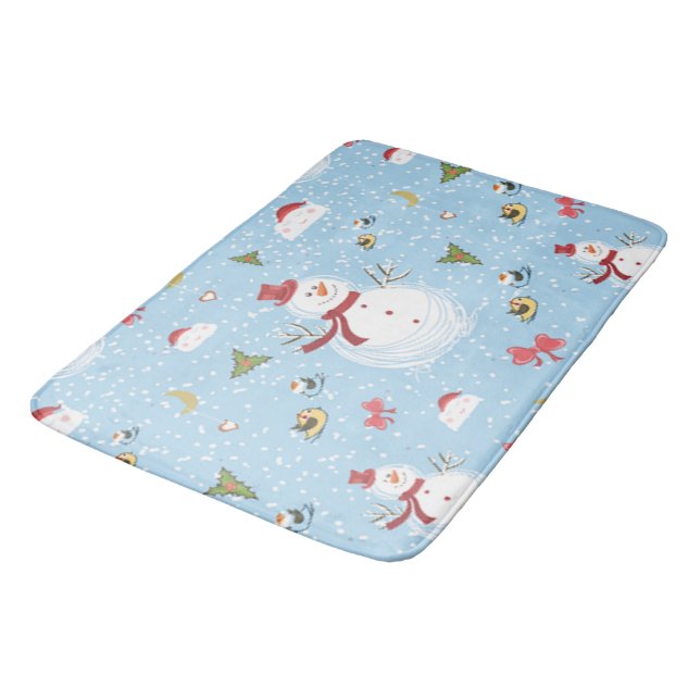 Tapis De Bain Christmas Snowman (Angle)