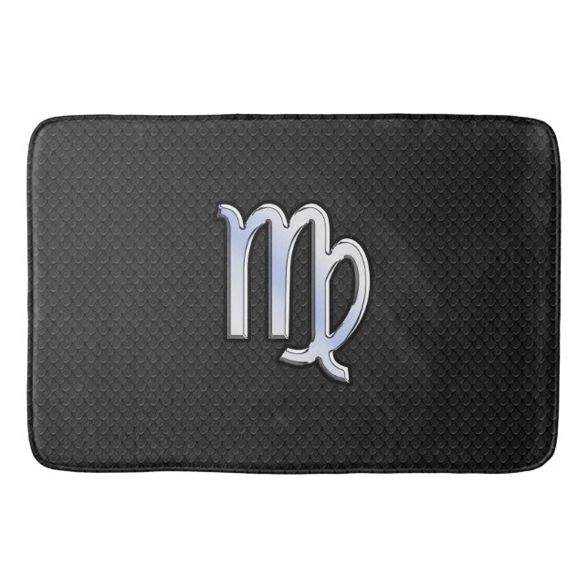 Tapis De Bain Chrome Style Virgo Zodiac Connexion peau de serpen (Devant)