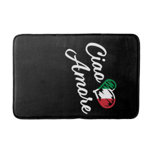 Tapis De Bain Ciao Amore - Italie Bonjour mon amour en italien