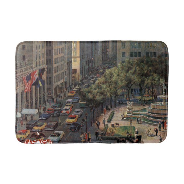Tapis De Bain Cinquième avenue par John Falter (Devant)