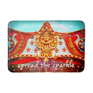 Tapis De Bain Citation "Spread Sparkle" - Le Carousel d'Or face