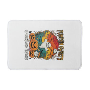 Tapis De Bain Citrouille Sucreries Esprits Traitements Halloween