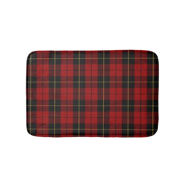 Tapis De Bain Clan écossais Wallace Tartan Plaid (Devant)