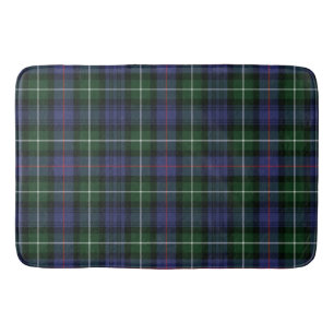 Tapis De Bain Clan MacKenzie Plaid vert violet chèque Tartan