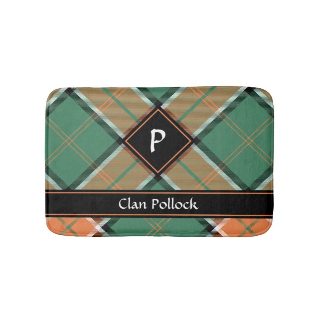 Tapis De Bain Clan Pollock Tartan (Devant)