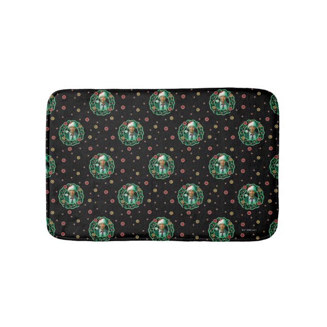 Tapis De Bain Clark Griswold Motif de la couronne de Noël (Devant)