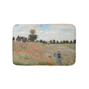 Tapis De Bain Claude Monet - Champ de pavot