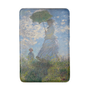 Tapis De Bain Claude Monet Femme à l'ombrelle Beaux-Arts