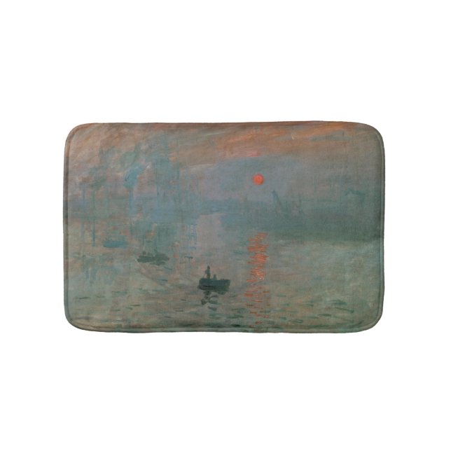 Tapis De Bain Claude Monet Impression Soleil Levant Impression a (Devant)
