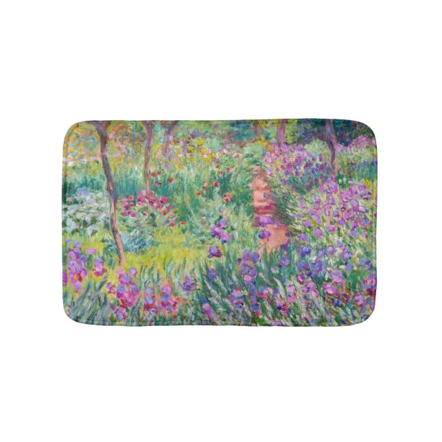 Tapis De Bain Claude Monet - Le jardin d'Iris à Giverny (Devant)