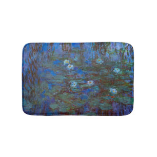 Tapis De Bain Claude Monet - Lys d'Eau Bleue
