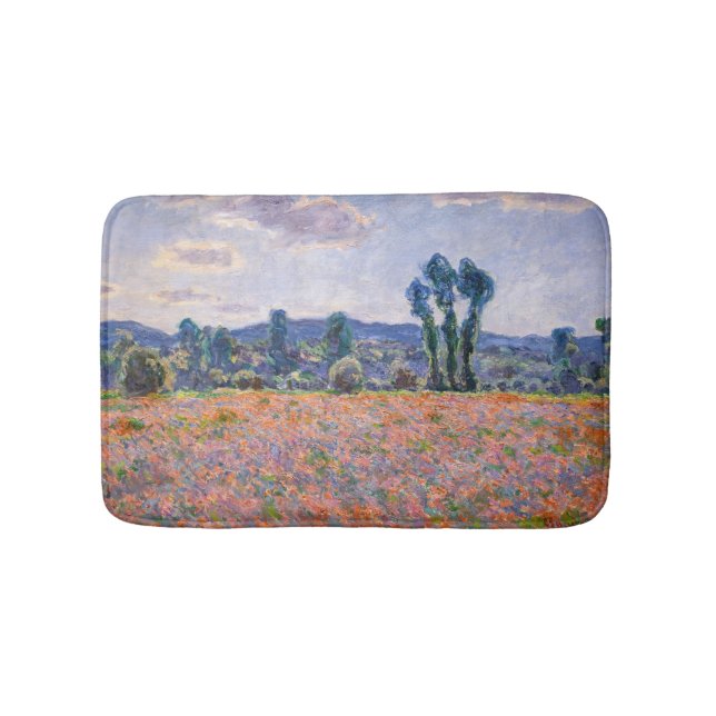 Tapis De Bain Claude Monet - Poppy Field 1890 (Giverny) (Devant)