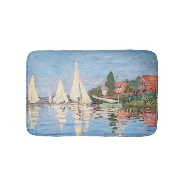 Tapis De Bain Claude Monet - Regattas à Argenteuil (Devant)