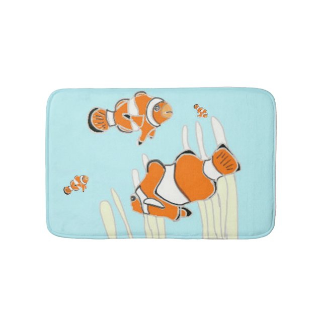 Tapis De Bain Clown Fish Bath Mat version 2 (Devant)