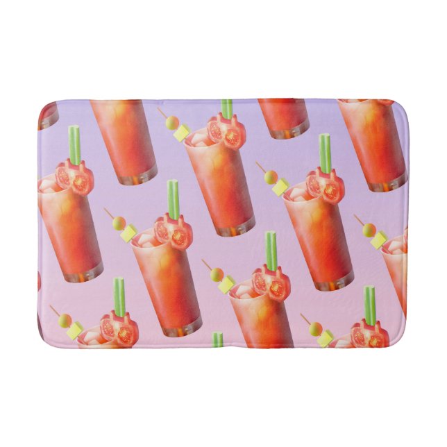 Tapis De Bain Cocktail Creative Bloody Mary (Devant)