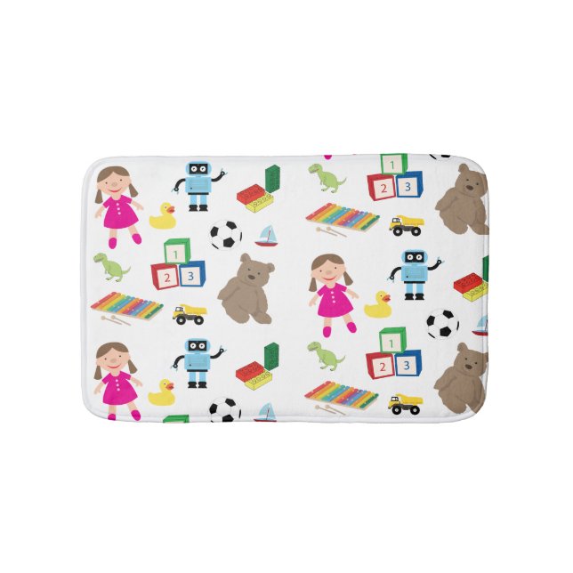 Tapis De Bain Collage des jouets pour enfants (Devant)