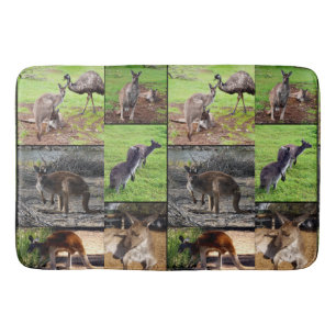 Tapis De Bain Collage photo de Kangaroo,