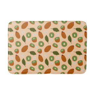 Tapis De Bain Collection de Motifs de paniers de fruits - Kiwi