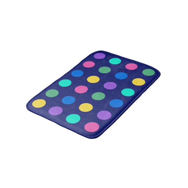 Tapis De Bain Colorful Geometric Dots (Angle)