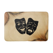 Comédie rustique et masques de théâtre de tragédie