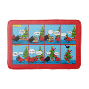 Tapis De Bain Comment décorer une bande dessinée d'arbre de Noël