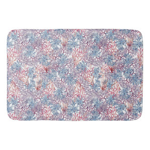 Tapis De Bain Composition de série de aquarelle sous-marine Desi