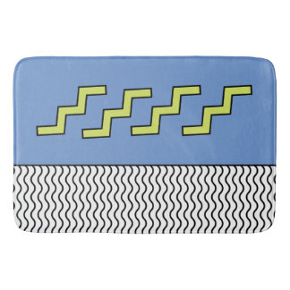 Tapis De Bain conception abstraite de 80s 90s Memphis