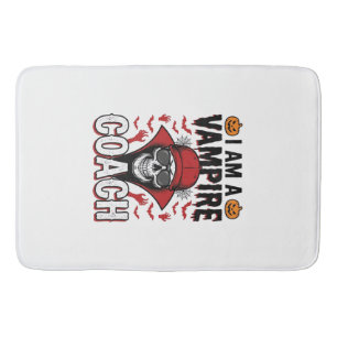 Tapis De Bain Conception de chemise vintage crâne Halloween Coac