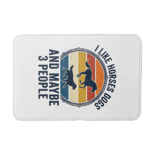 Tapis De Bain Conception de coucher de soleil vintage pour amate