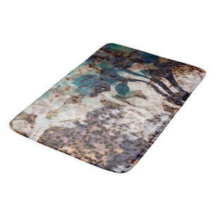 Tapis De Bain Conception de silhouette en coton