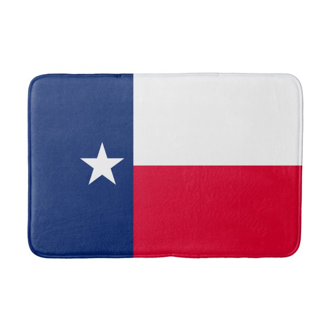 Tapis De Bain Conception du drapeau de l'État du Texas (Devant)