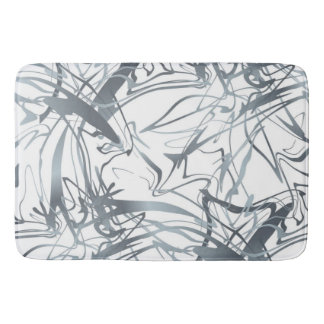 Tapis De Bain Conception géométrique Abstrait minimaliste des fo