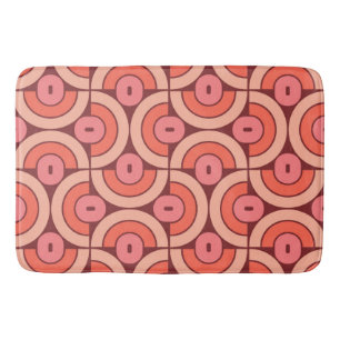 Tapis De Bain Conception géométrique rétro style années 70