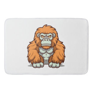 Tapis De Bain Conception graphique de style Kawaii dans des tein